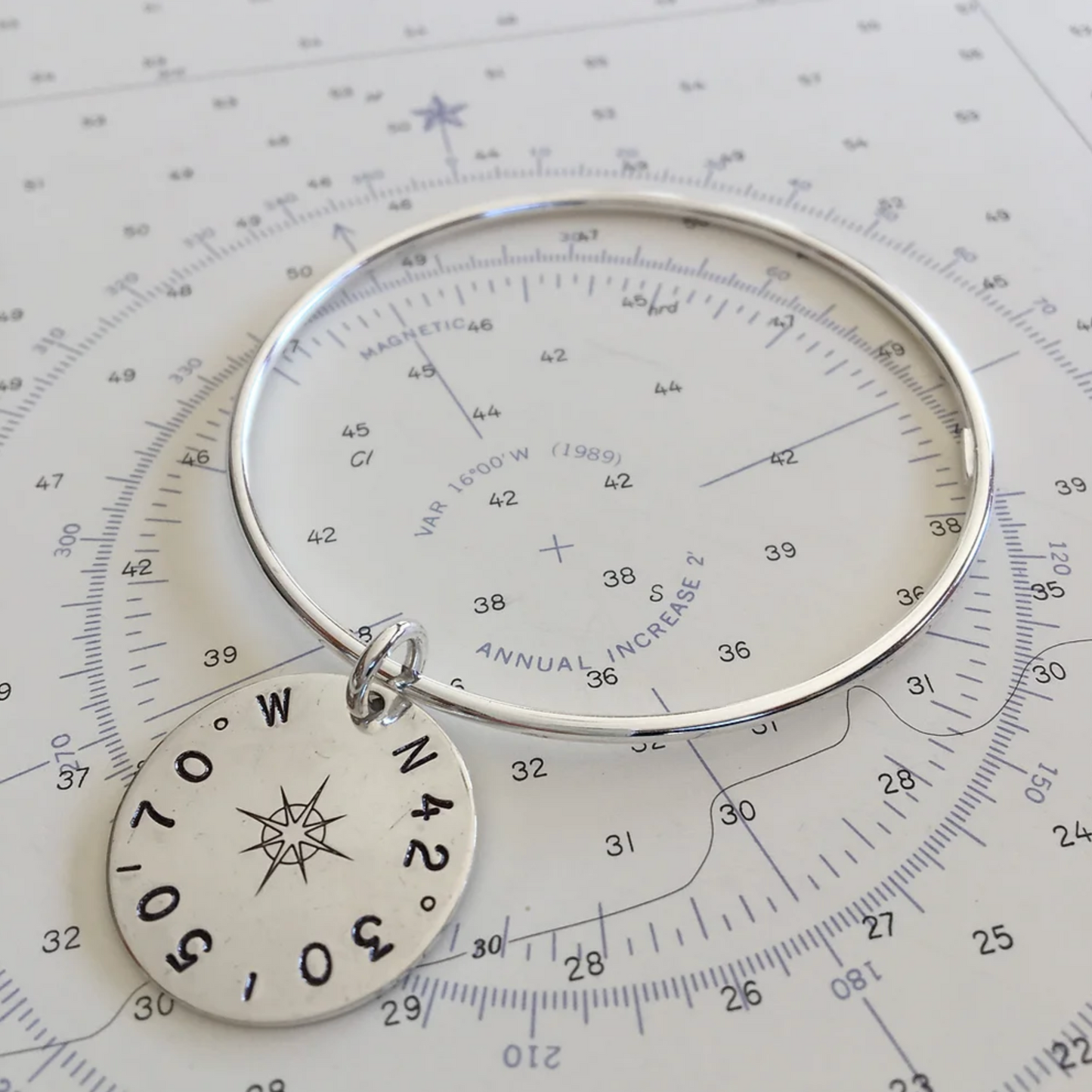 True North Compass Rose Bangle