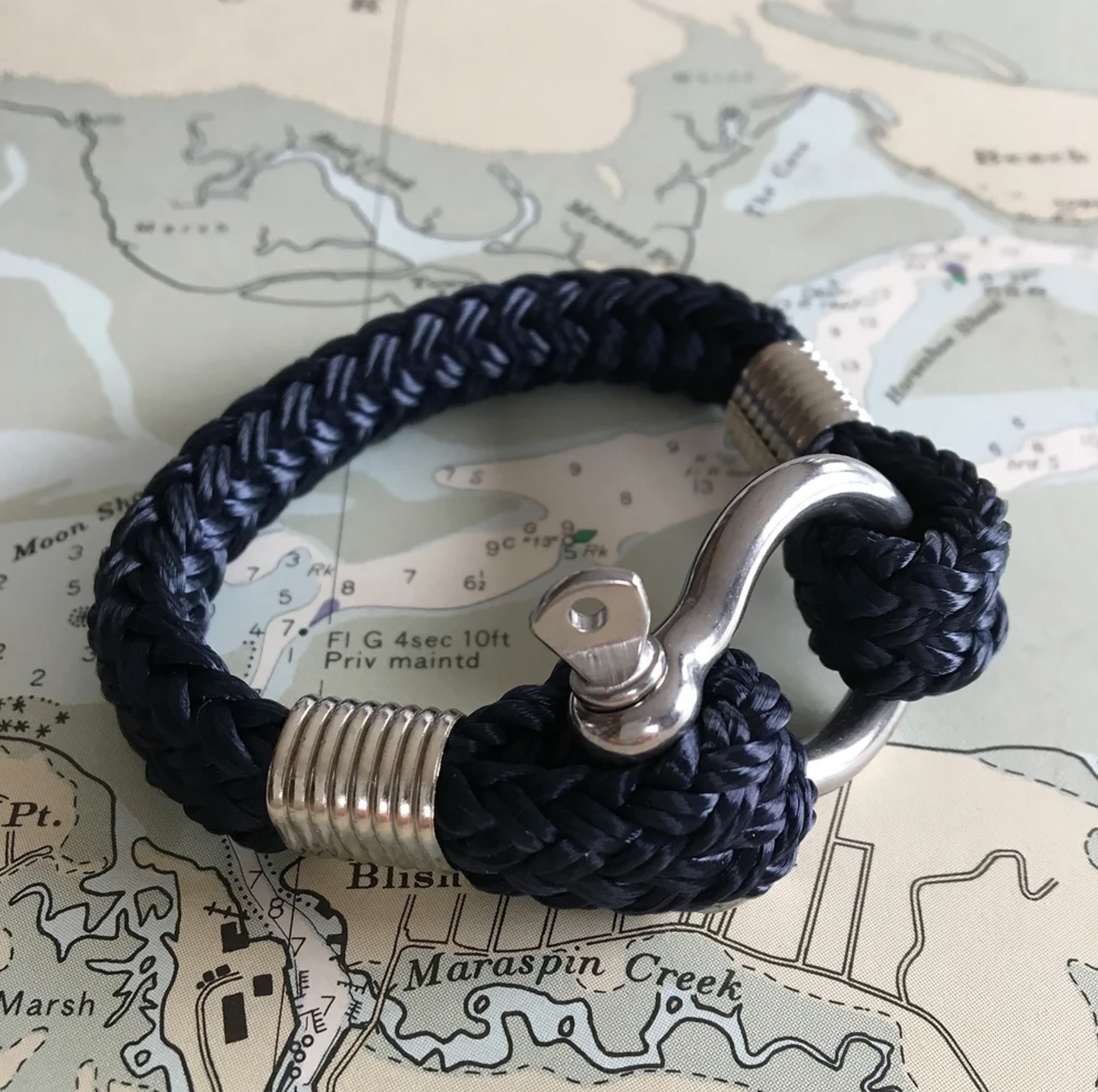 Bosun Classic Navy Stainless Steel Shackle