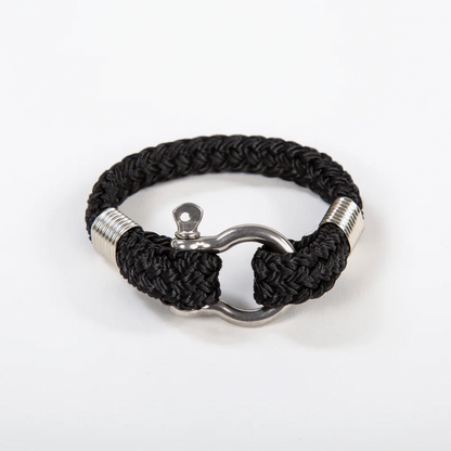 Bosun Classic Bracelet Black Stainless Steel Shackle