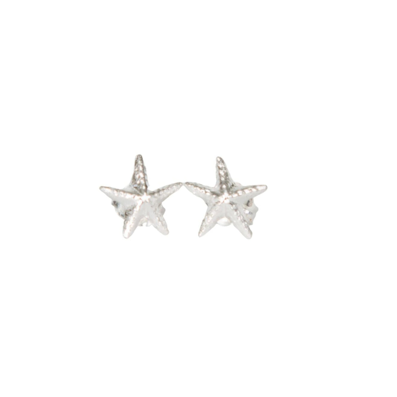 Marblehead Starfish Earrings Sterling Silver