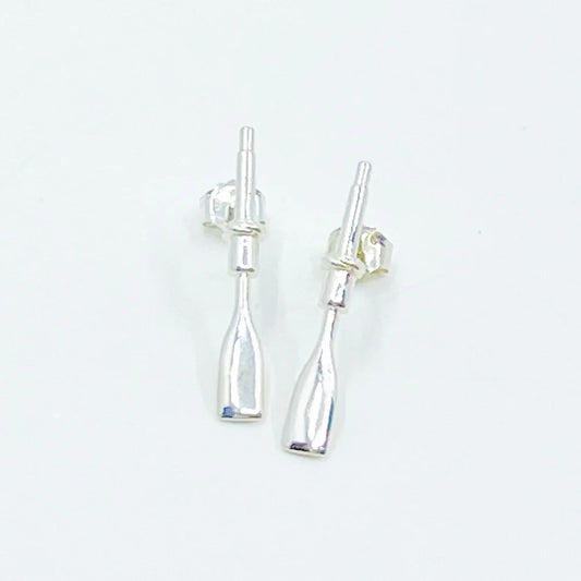 The New England Oar Earrings Sterling Silver