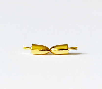 The Ketcham Buoy Earrings 14kt Gold Dipped