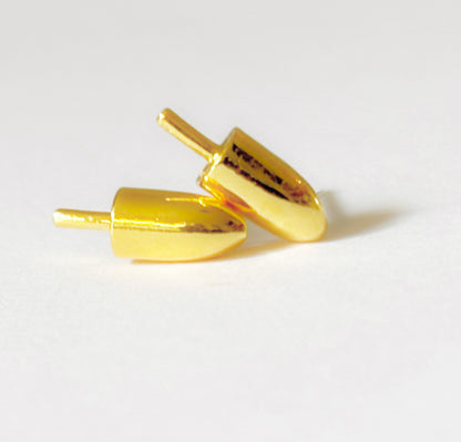 The Ketcham Buoy Earrings 14kt Gold Dipped